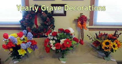 Yearly Grave Decorations